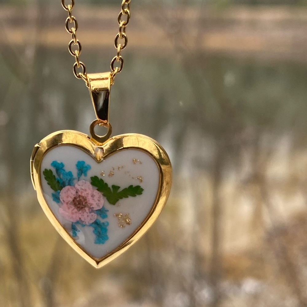 Pressed Flower Locket